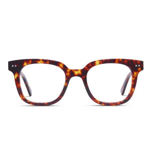 MUSE CLARA RED TORTOISE EYEGLASSES SUNGLASSES FRAMES 48-20-145